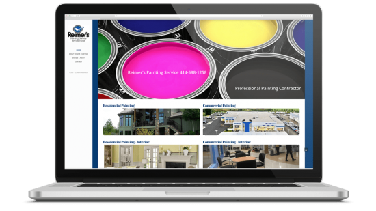 Reimer's Painting Service Mobile Friendly Website Design, SEO & API Integration