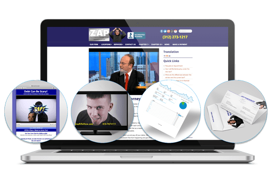 Zalutsky & Pinski Website Design, Branding, Direct Marketing, TV, Radio, Social Media, SEO and PPC